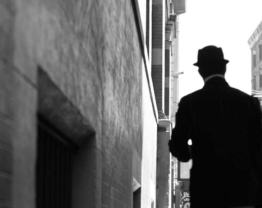 Silhouette Of Man In Hat Photograph by Adam Garelick