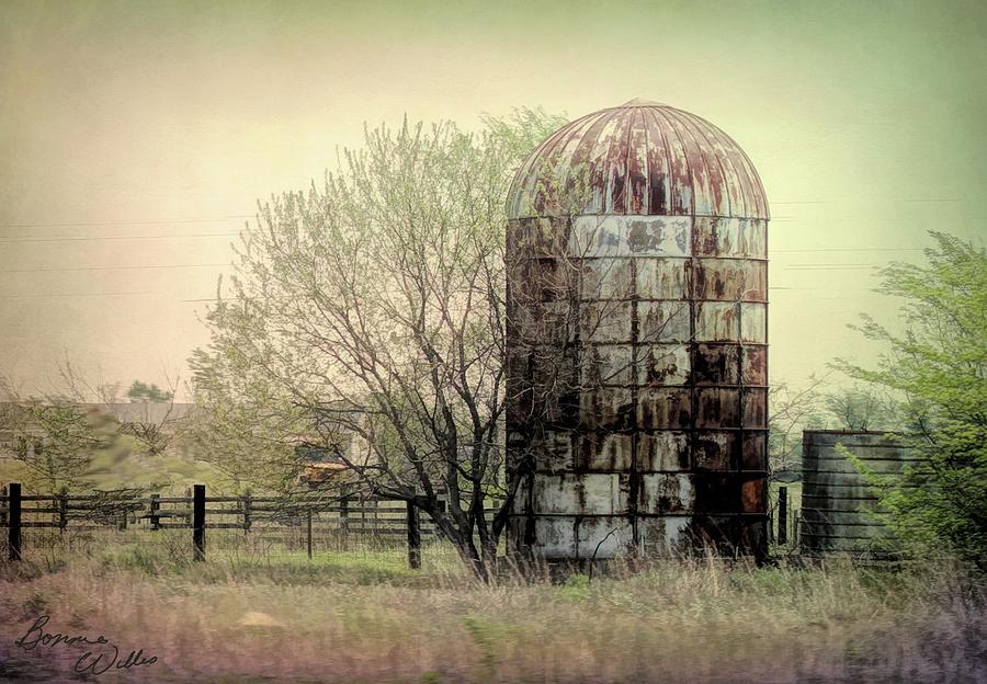 Silo on a Farm by Bonnie Willis Silo on a Farm by Bonnie Willis