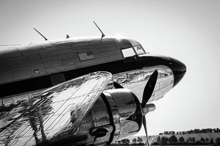 Silver C-41A Dakota Photograph by Airpower Art