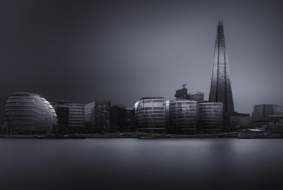 London Photograph - Silver City 2 by Ahmed Thabet