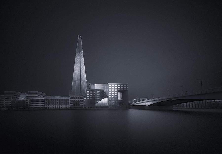 London Photograph - Silver City by Ahmed Thabet