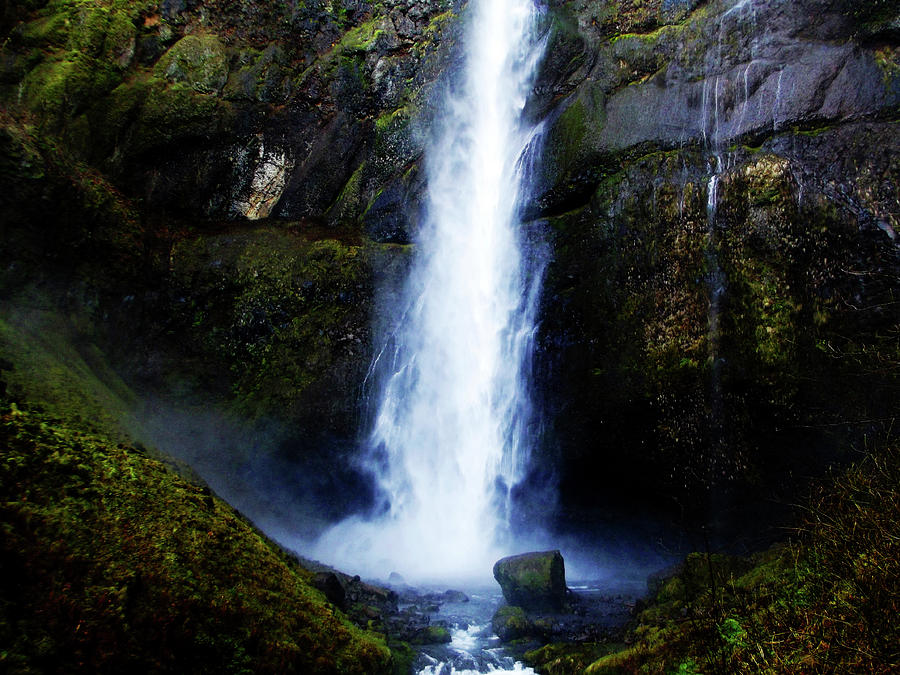 Silver Falls Waterfall 1 Photograph by Melinda Firestone-White