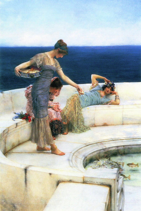 Silver Favorites Painting by Alma-Tadema