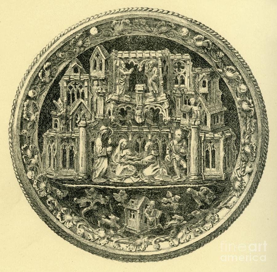 Silver Gilt Morse Drawing by Print Collector