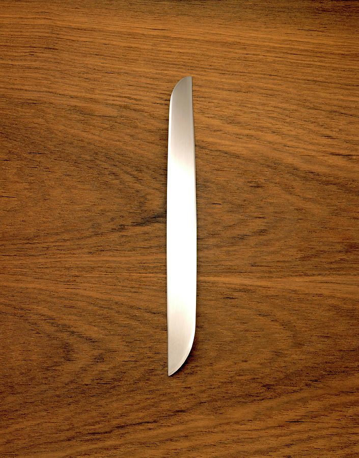 Silver Letter Opener Photograph by James Worrell Silver Letter Opener Photograph by James Worrell
