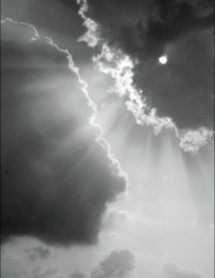 Black And White Photograph - Silver Lining by Earnest Diaz