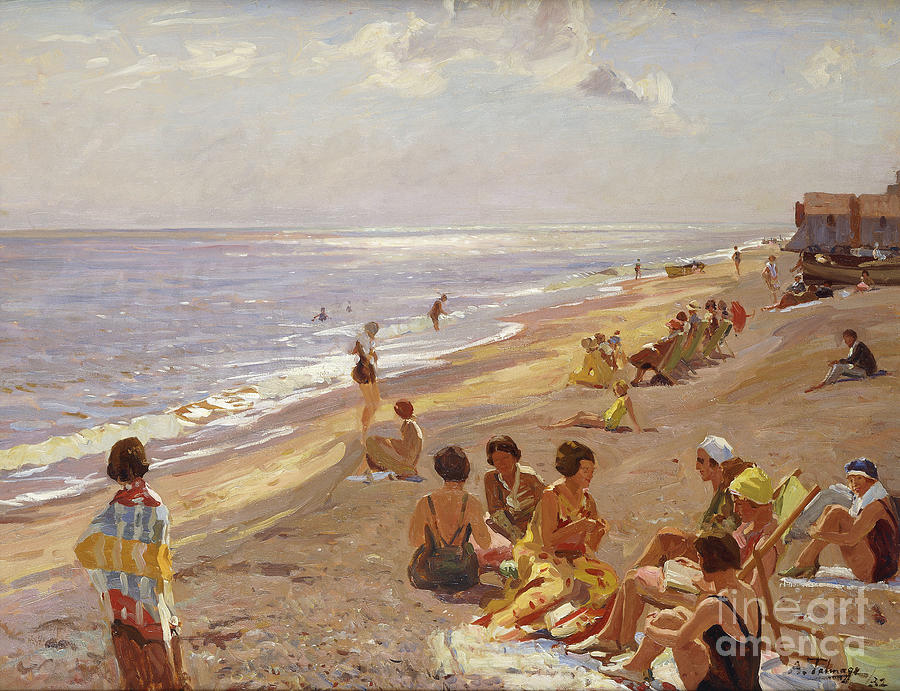 Silver Morning, Aldeburgh, 1932 Painting by Algernon Mayow Talmage