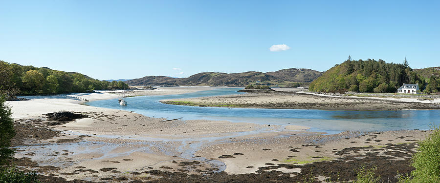 Silver Sands Of Morar Panorama Photograph by Abzee
