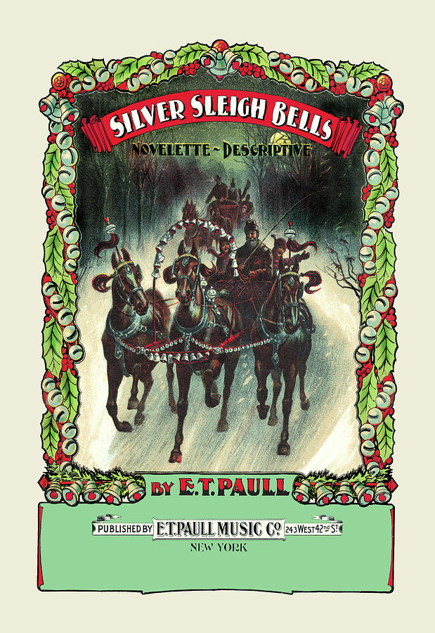 Silver Sleigh Bells Painting by Unknown
