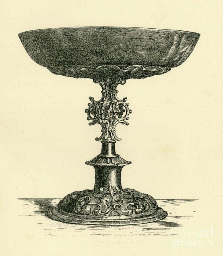 Silver Tazza Drawing by Print Collector