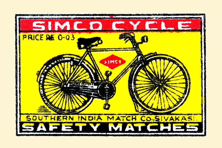 Simco Cycle Painting by Unknown