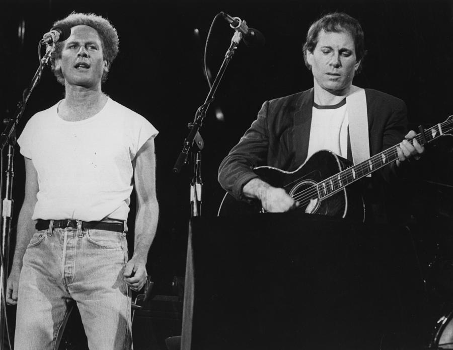 Simon And Garfunkel Photograph by Central Press