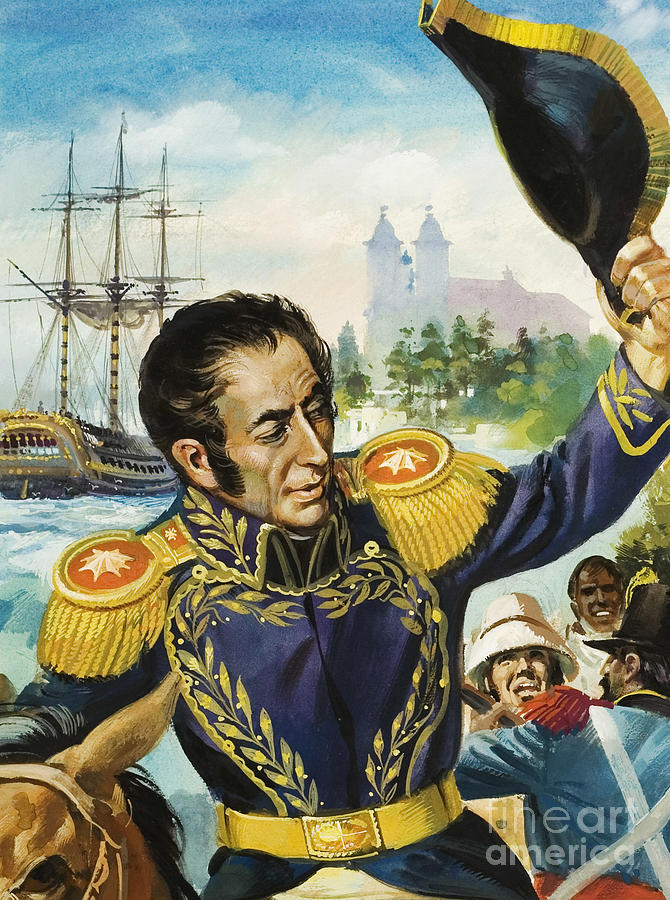 Simon Bolivar Painting by Andrew Howat