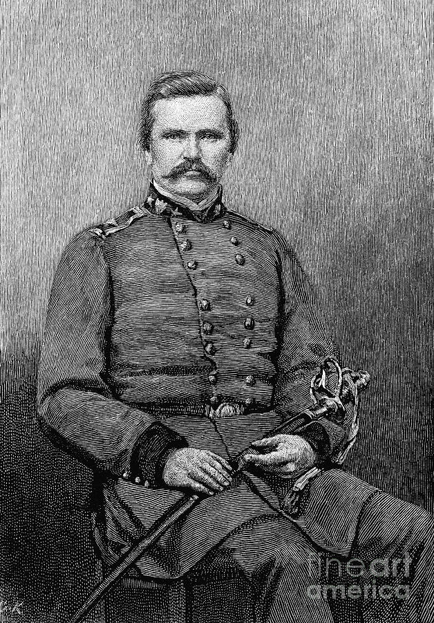 Simon Bolivar Buckner, American Soldier Drawing by Print Collector