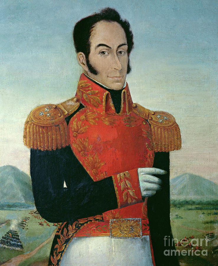 Simon Bolivar by Arturo Michelena Painting by Arturo Michelena