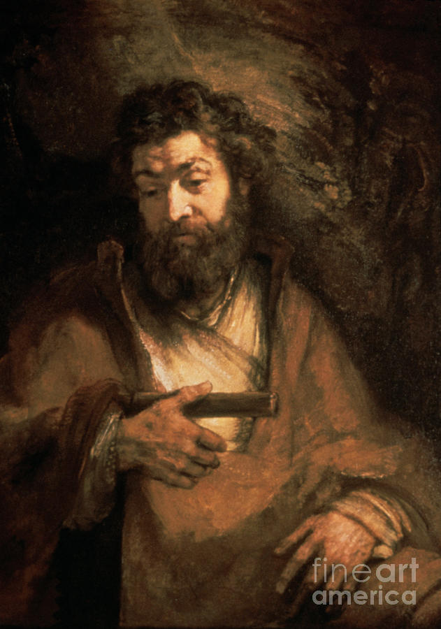 Simon The Apostle, 17th Century. Artist Drawing by Print Collector
