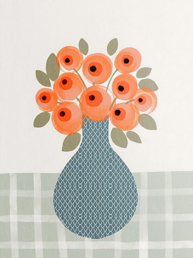 Pattern Drawing - Simple Bouquet by Emanuela Carratoni Pattern Drawing - Simple Bouquet by Emanuela Carratoni