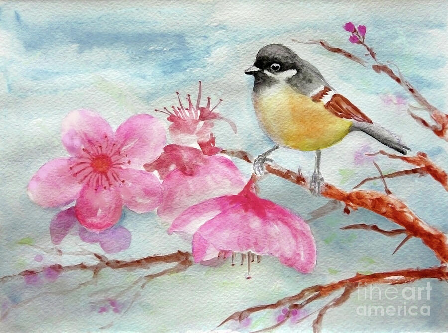 Simple Spring Painting by Jasna Dragun