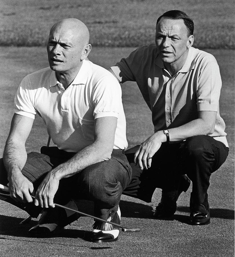 Frank Sinatra Photograph - Sinatra and Brynner by John Dominis