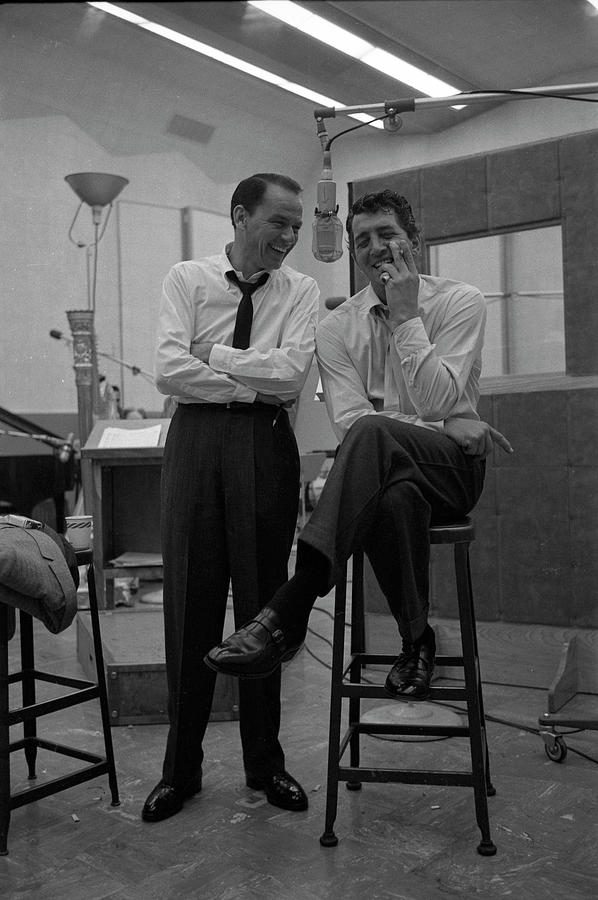 Sinatra and Martin Share A Laugh Photograph by Allan Grant