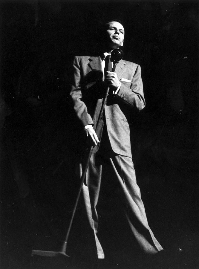 Frank Sinatra Photograph - Sinatra Sings by Ronald Startup
