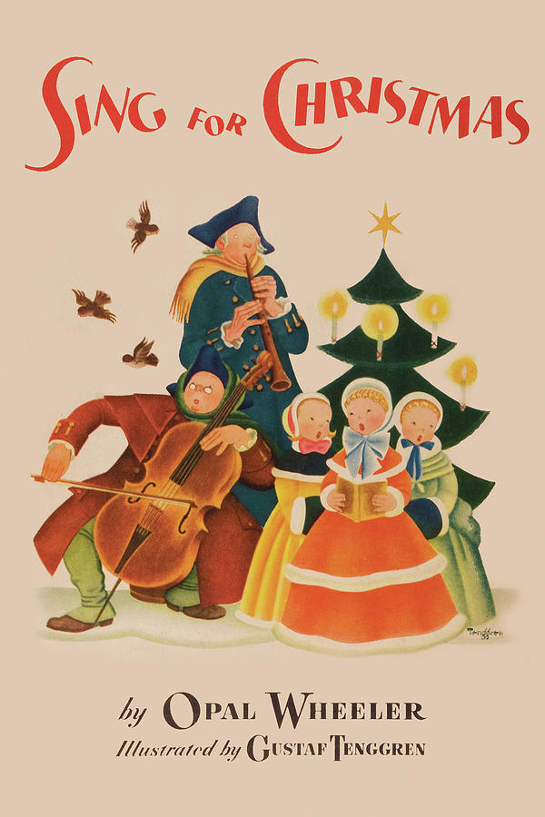 Sing for Christmas Painting by Gustaf Adolf Tenggren