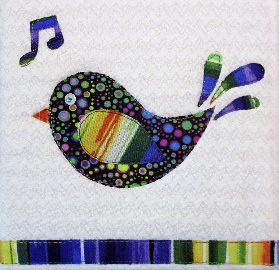 Sing Tapestry - Textile by Pam Geisel