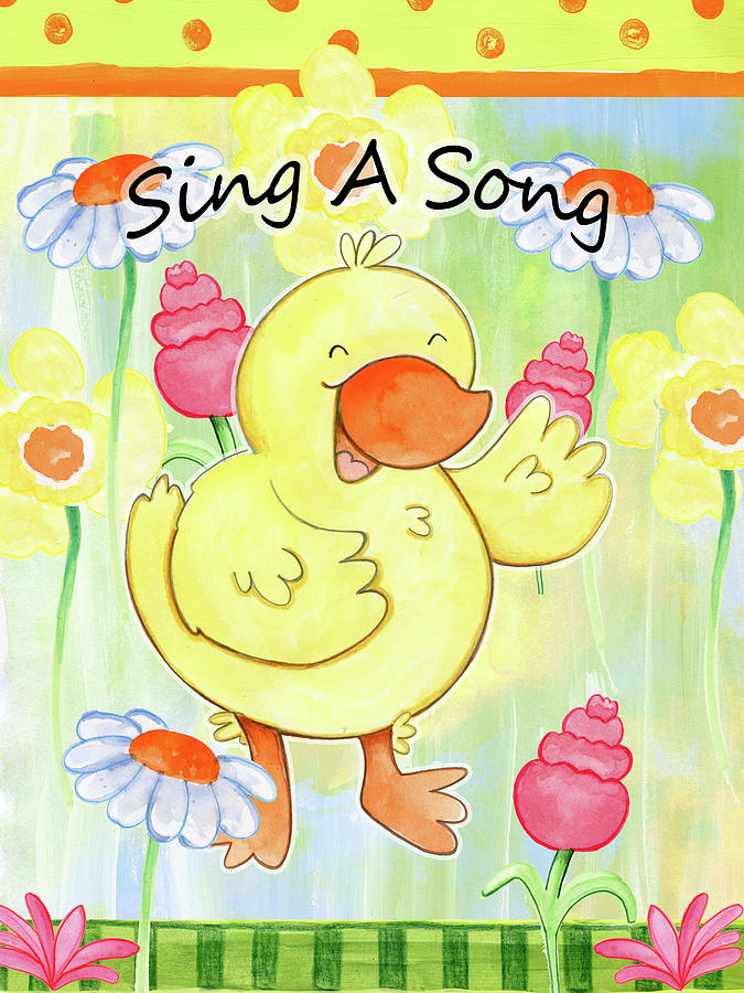Animal Mixed Media - Sing Your Own Song by Valarie Wade
