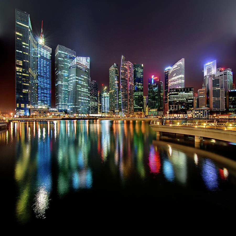 Singapore Central Business District Photograph by Nazarudin Wijee