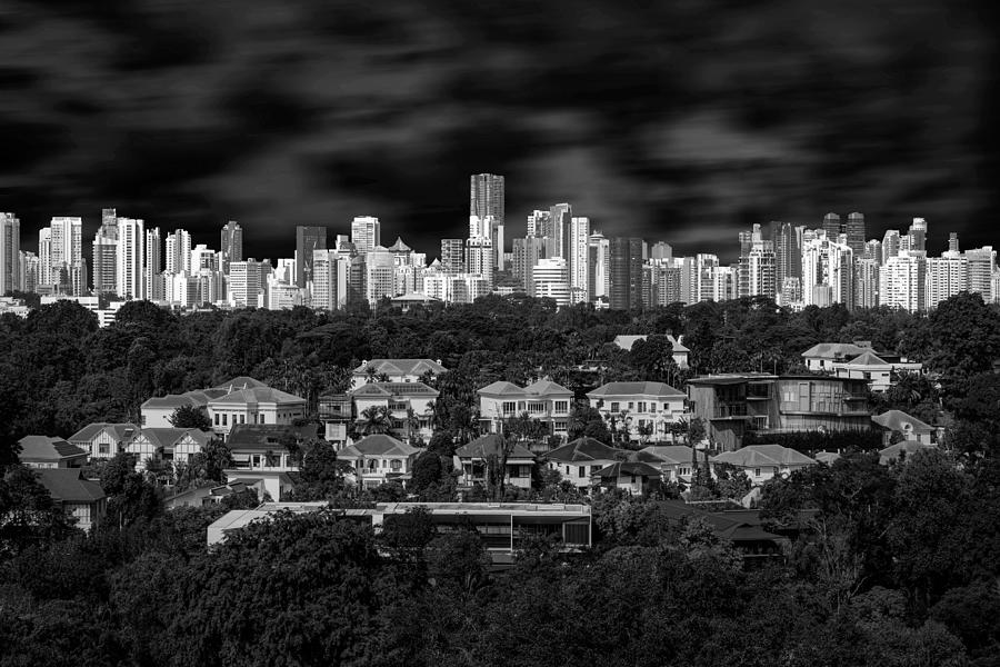 Singapore City And Housing Photograph by David Jk Tan