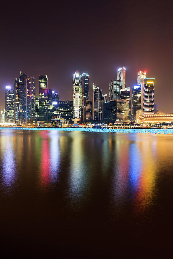 Singapore Skyline Photograph by Fredfroese