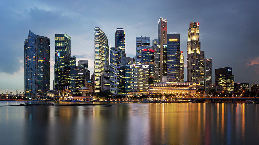 Singapore Skyline Photograph by Martin Yon - Fine Art America