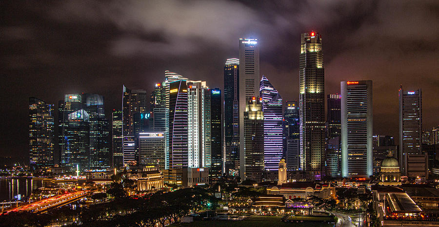 Singapore Skyline Photograph by Taymuraz Gumerov - Fine Art America