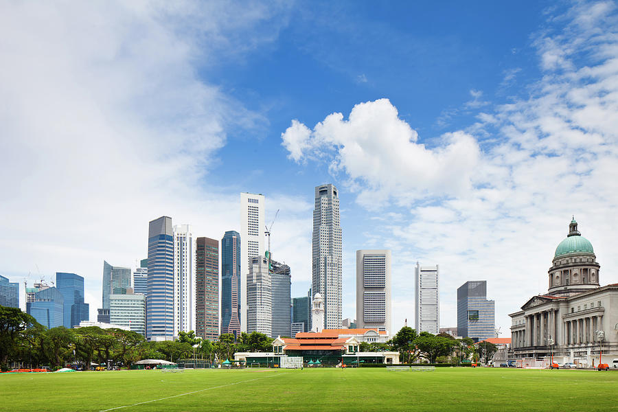 Singapore Skyline Photograph by Tomml