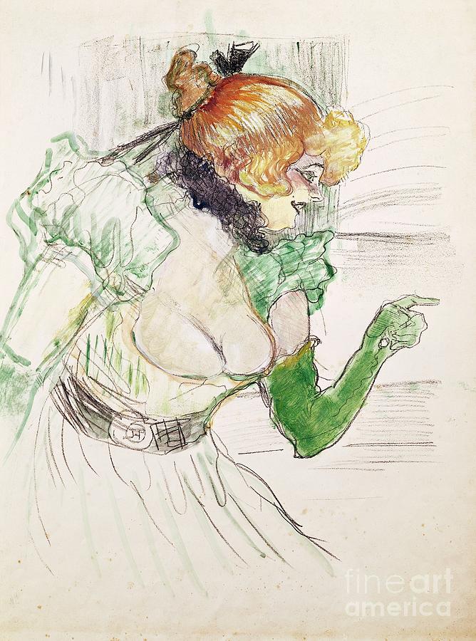 Singer Dolly From Star At Le Havre, 1899 By Henri De Toulouse Lautrec Painting by Henri De Toulouse-lautrec