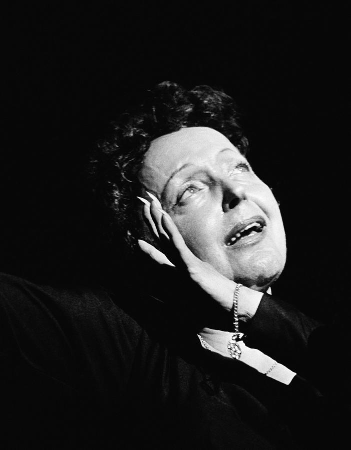 Singer Edith Piaf Back On Stage Photograph by Keystone-france