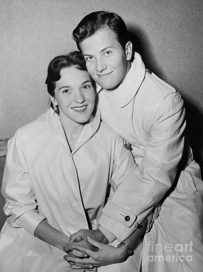 Singer Pat Boone And His Wife Shirley Photograph by Bettmann