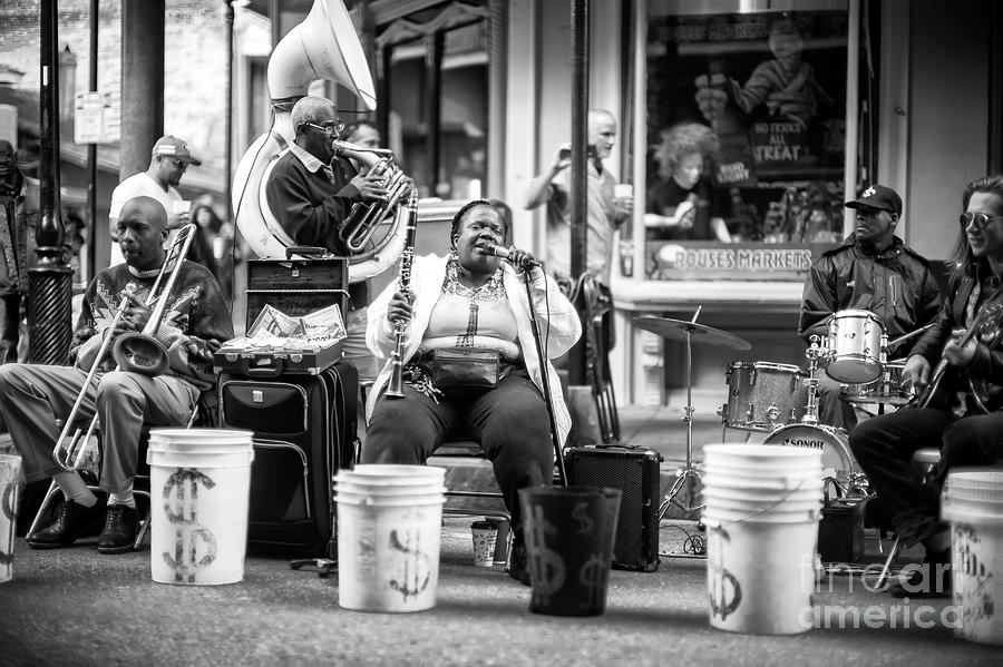 Singing Jazz in the French Quarter New Orleans Photograph by John Rizzuto