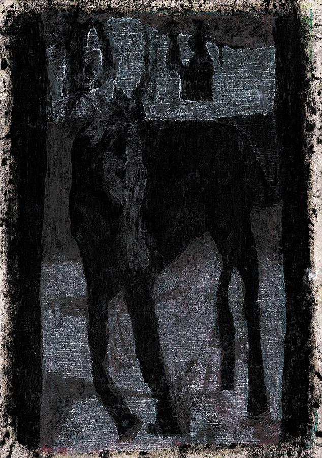 Single Horse 5 Painting by Edgeworth Johnstone