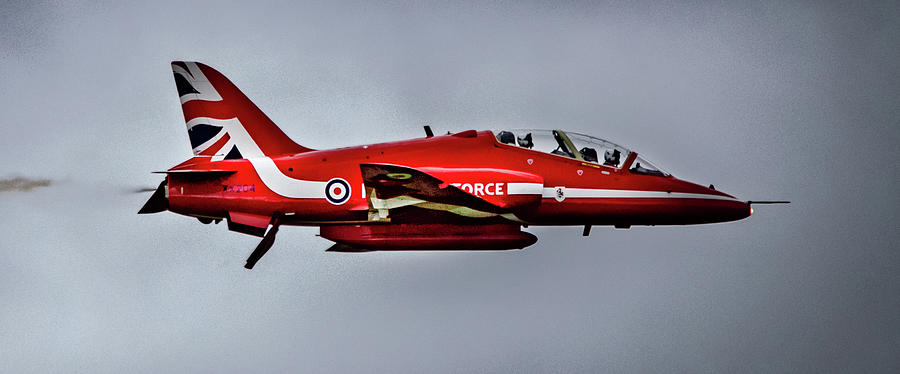 Single Red Arrow in flight Photograph by Scott Lyons