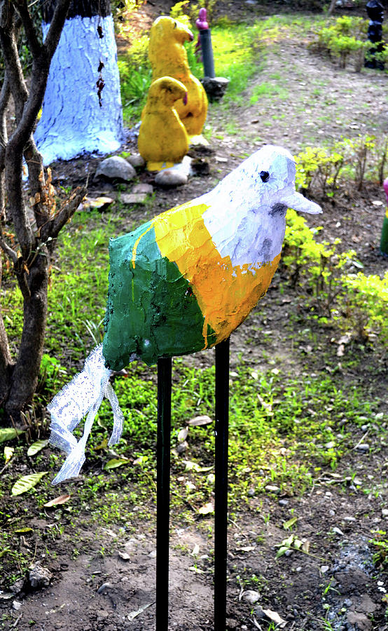 Siniging Bird Sculpture by Anand Swaroop Manchiraju