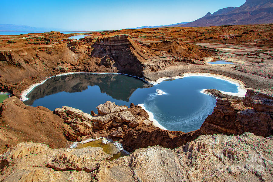Nature Photograph - Sinkhole by Photostock-israel/science Photo Library