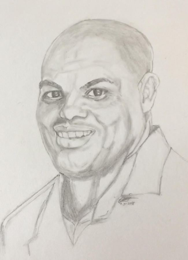 Sir Charles Barkley Drawing by Akmakinal Prak | Fine Art America