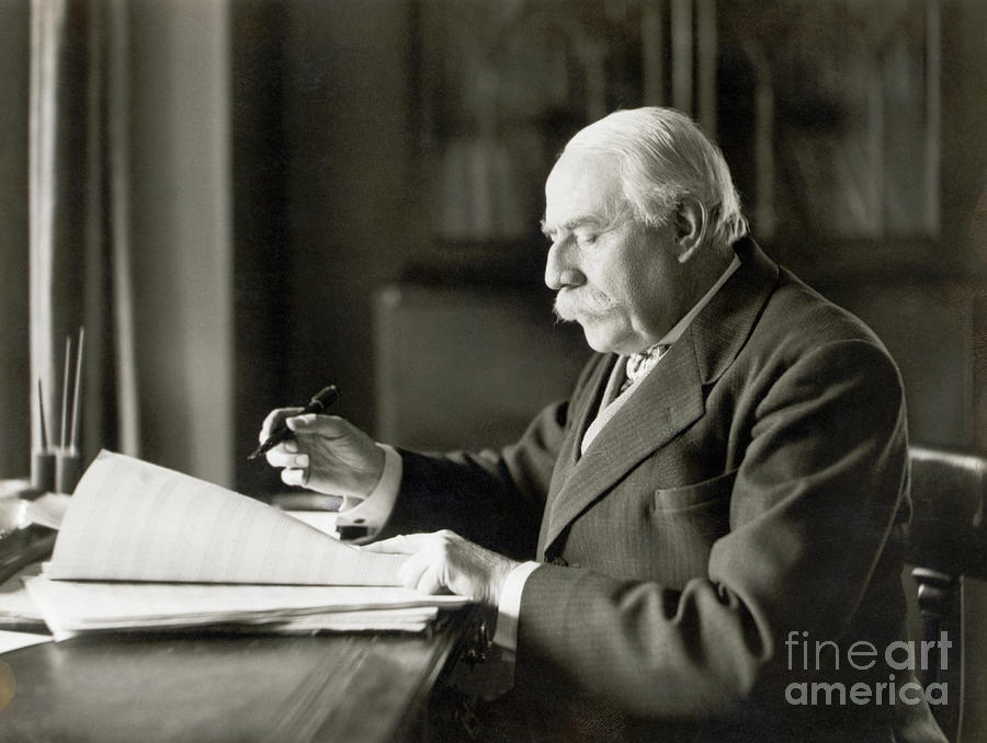 Sir Edward Elgar British Composer Photograph by Bettmann