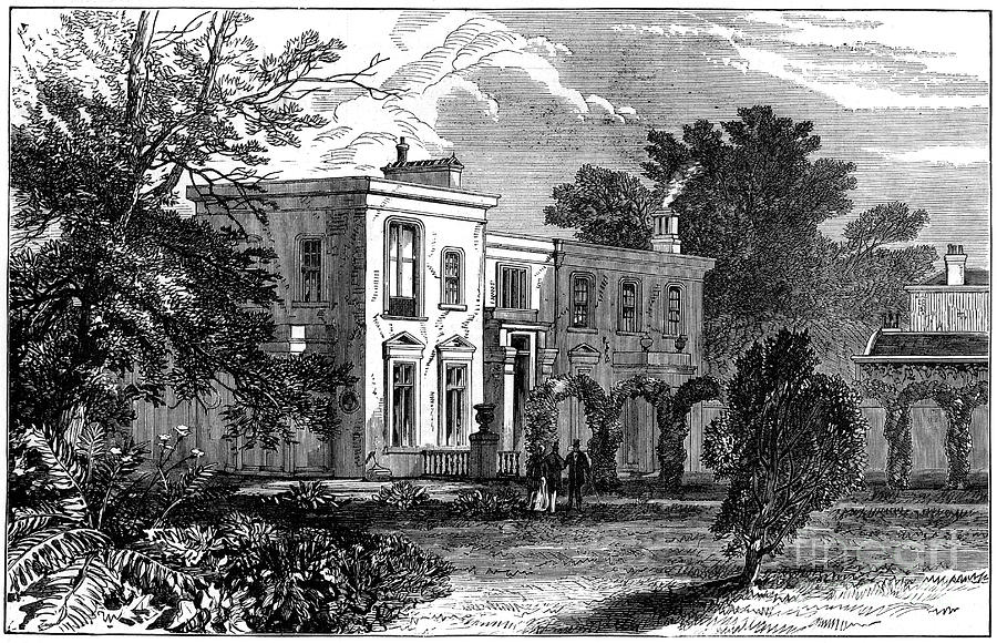 Sir Edwin Landseers 1802-1873 House Drawing by Print Collector