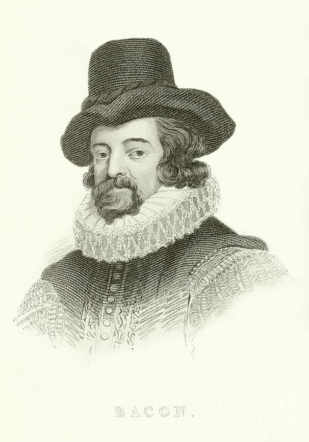 Sir Francis Bacon Engraved Painting by English School - Fine Art America