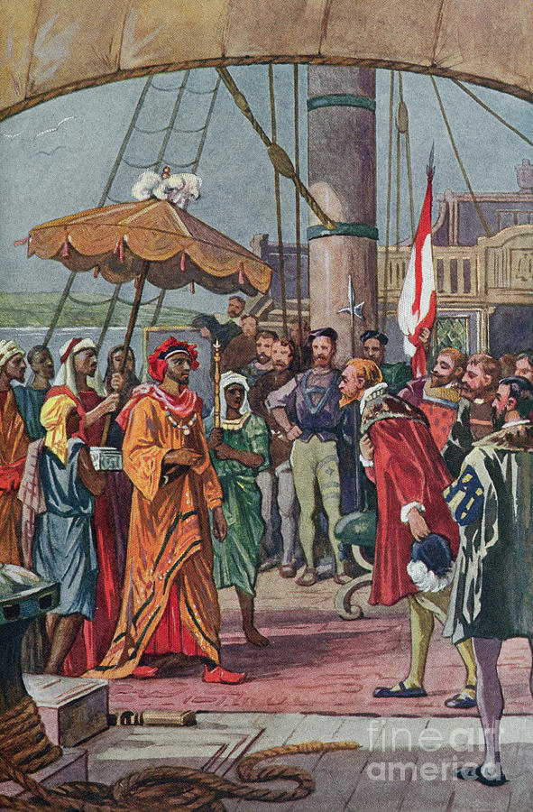 Sir Francis Drake Greeting Eastern Photograph by Bettmann
