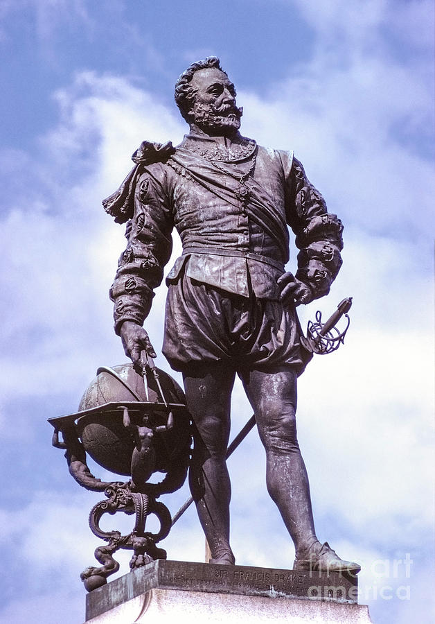 Sir Francis Drake Statue Photograph by Martyn F. Chillmaid/science Photo Library