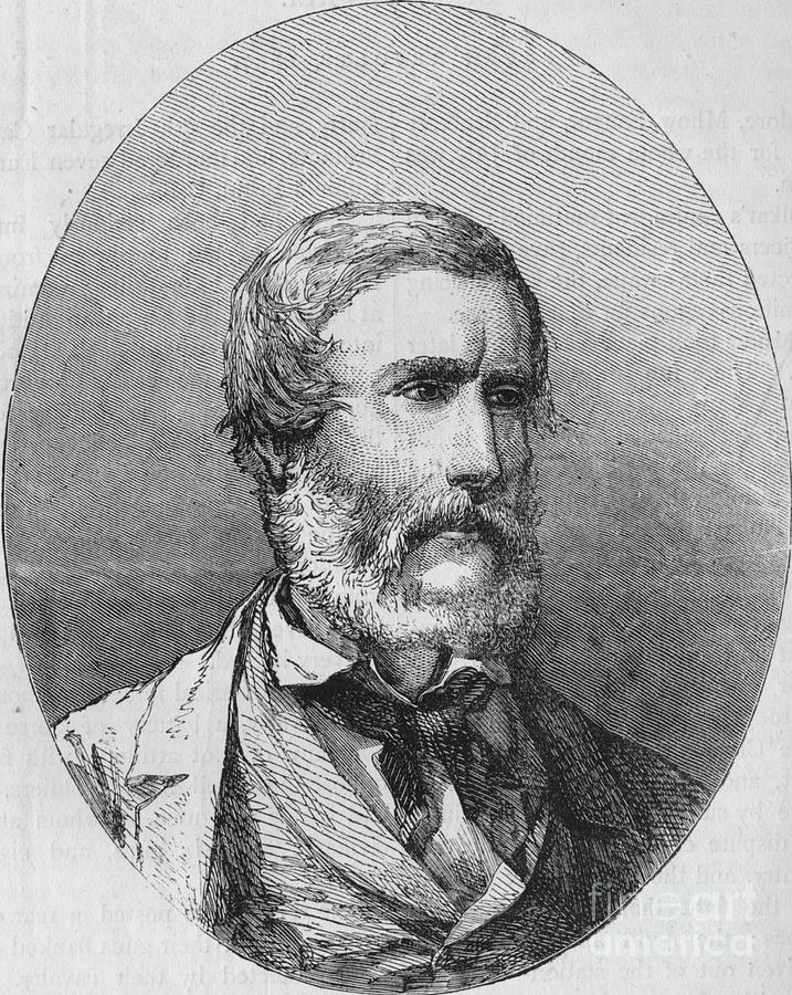 Sir H Havelock Drawing by Print Collector