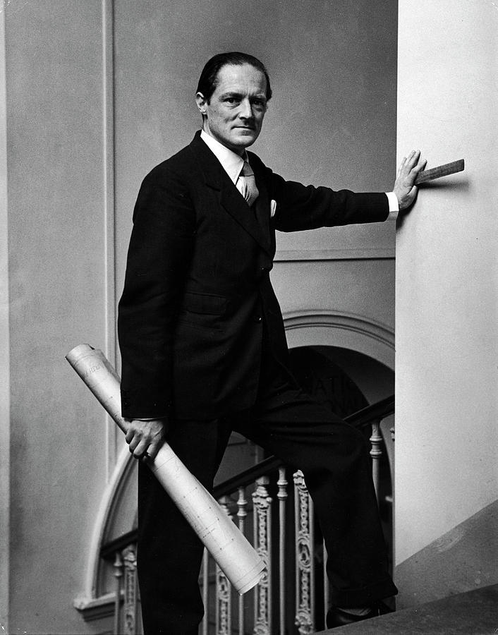 Black And White Photograph - Sir Hugh Casson by Alfred Eisenstaedt